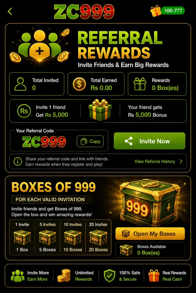 ZC999 Referral Rewards
